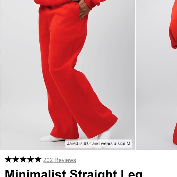 NWOT Comfort set red XL - Picture 2 of 9